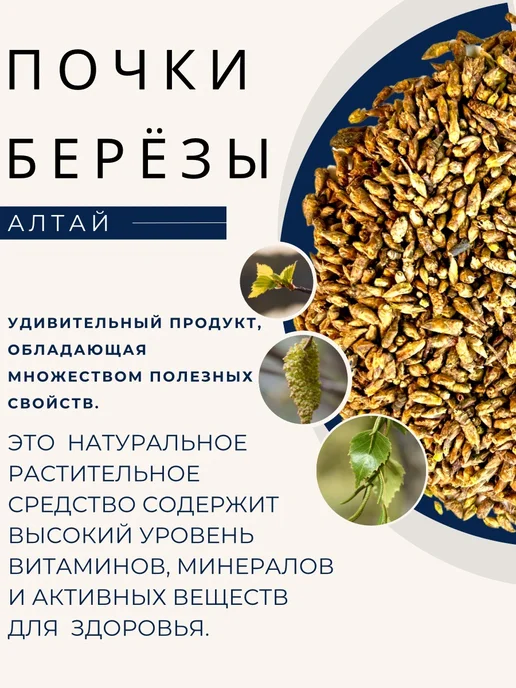 Почки березы сушеные 100 гр, 100 г