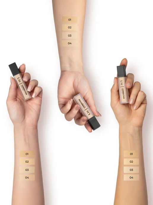 Lic Корректор для лица кремовый Corrector 03 натуральный бежевый, розовый, фото 2