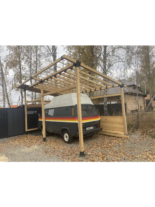 СНС-Студио Комплект №4ак КРЫША не окрашенный для бруса 100x100, 100x100, фото 7