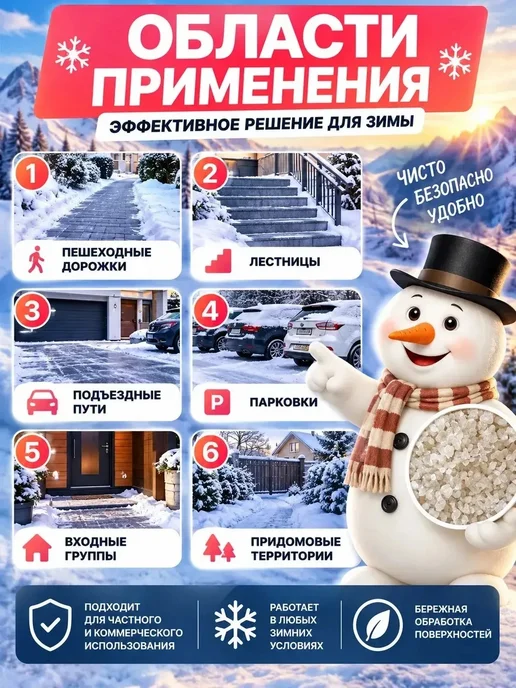 Противогололедный реагент соль техническая галит 20кг, 20 кг, фото 3