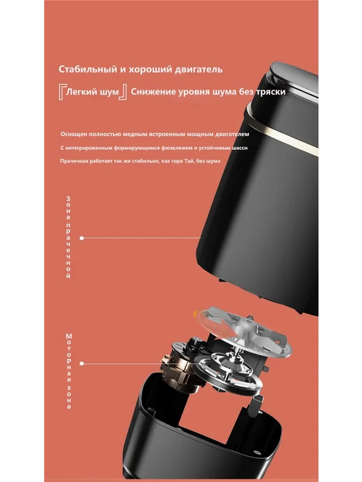 Мини-стиральная машина 6 5 кг 300 Вт белый, 5 кг, 300 Вт, фото 3
