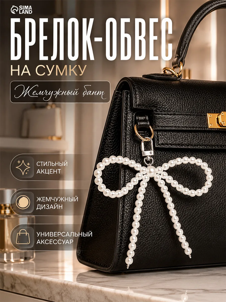 Обвес брелок на сумку и ключи бантик