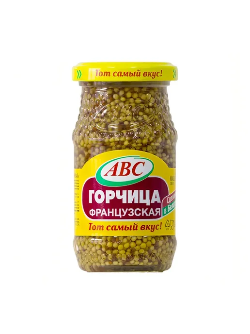 АВС Горчица Французская 160 гр, 160 г