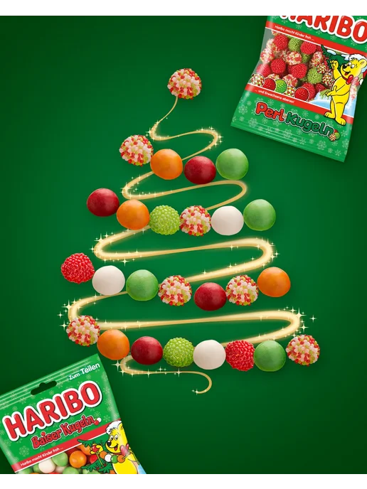 Haribo Праздничные мармеладные шарики Харибо со вкусом апельсина, вариант, фото 3