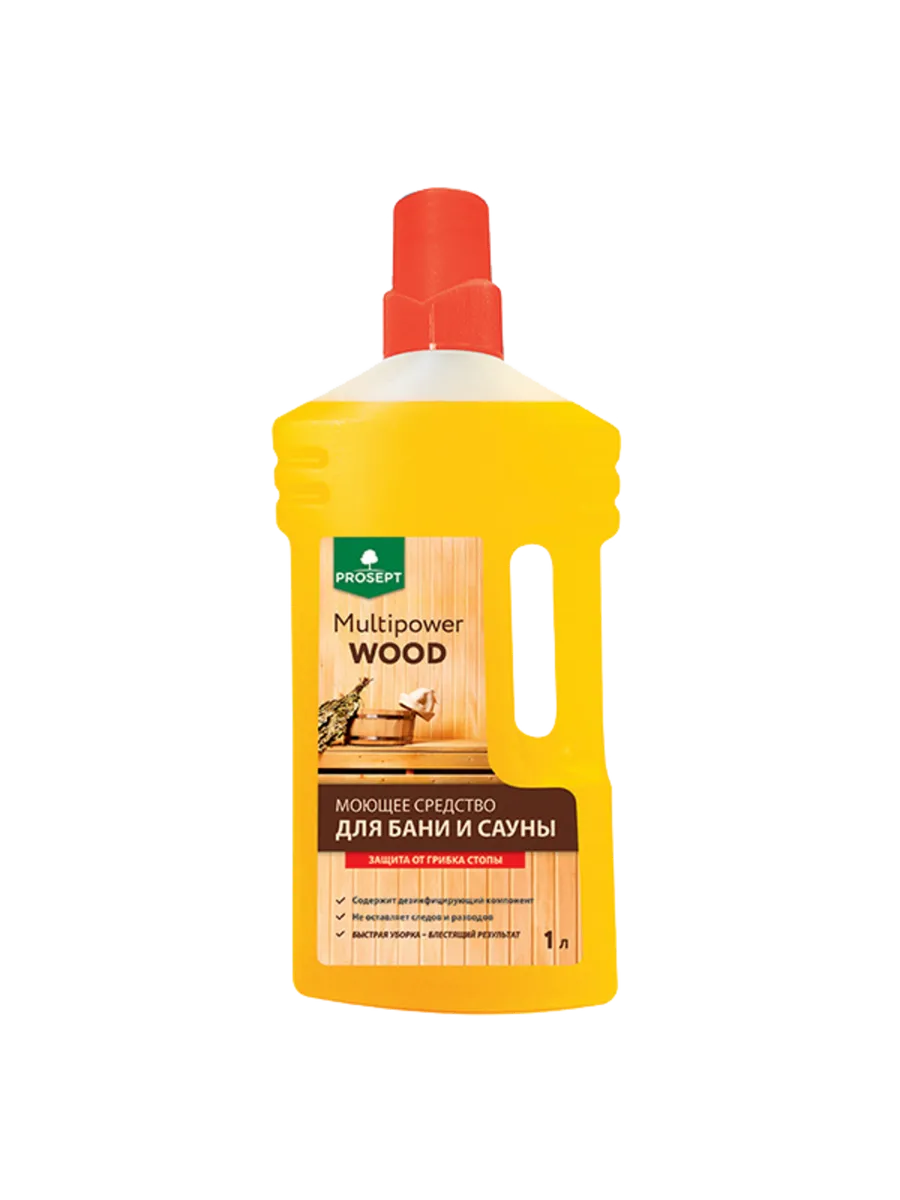 Multipower Wood Моющее средство для бани и сауны 1л