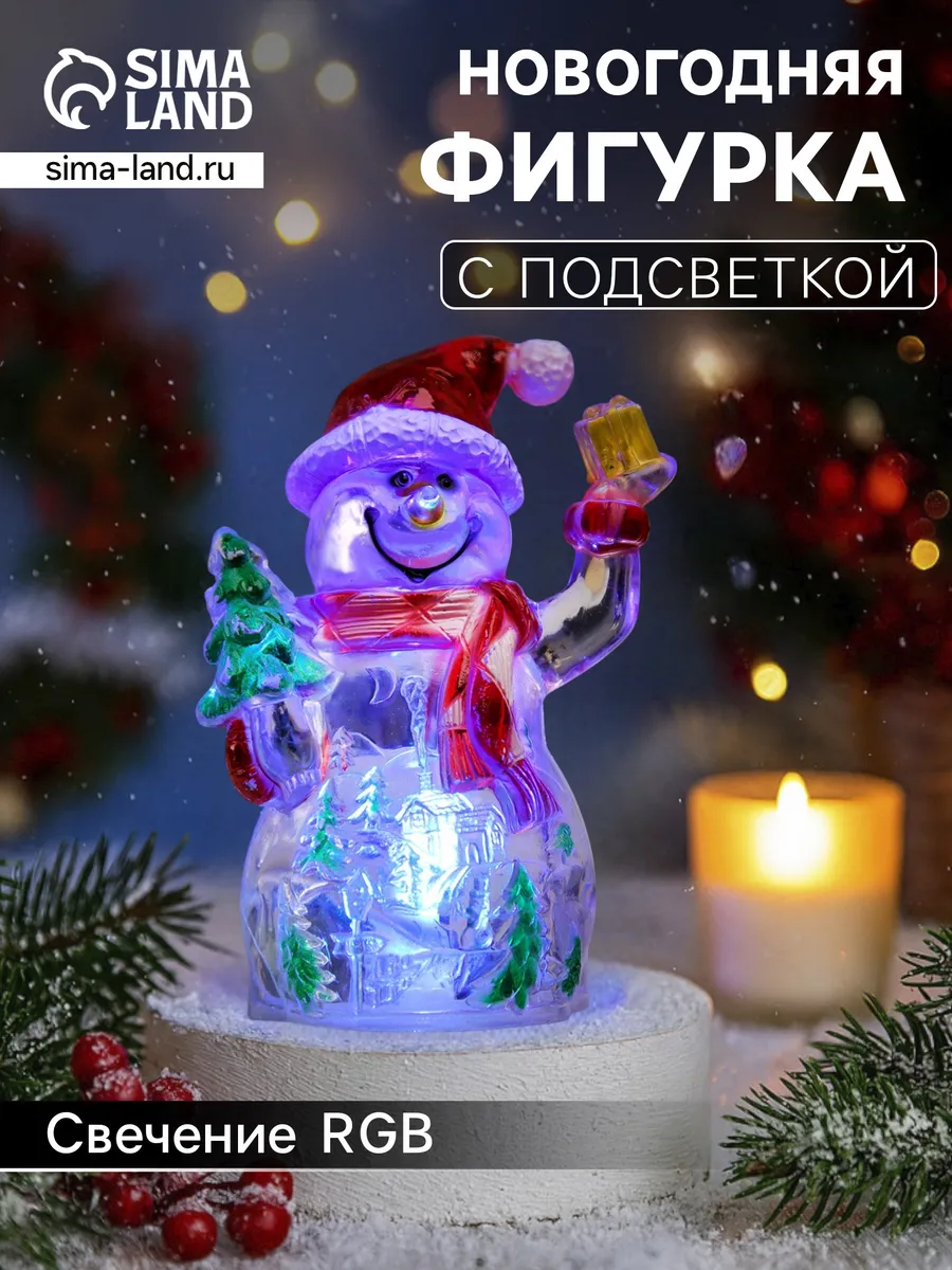Ёлочная игрушка Снеговик