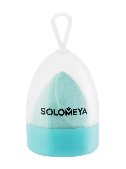 Solomeya Вельветовый косметический спонж для макияжа, голубой, фото 7