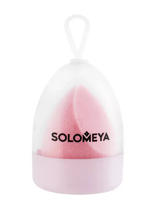 Solomeya Спонж для макияжа вельветовый Персик, розовый, фото 3