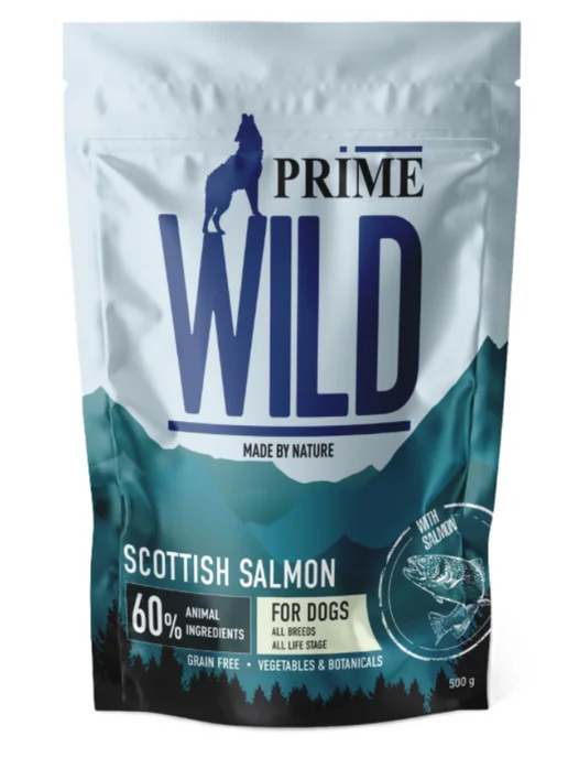 Сухой корм Prime Scottish для собак, щенки, лосось, 0,5 кг, фото 2