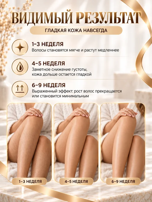Strubiks Лазерный фотоэпилятор для удаления волос на теле, вариант, фото 8
