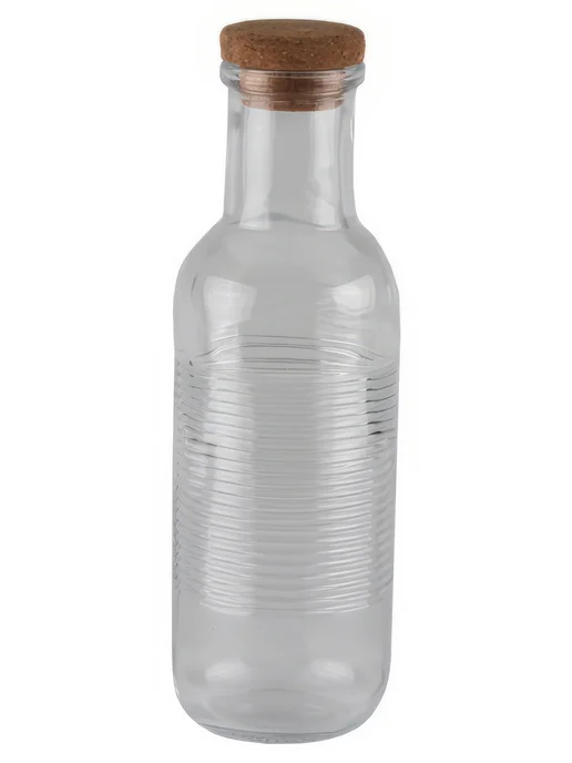 Бутылка TODELIA Хит 1л с пробковой крышкой стекло, 1 л