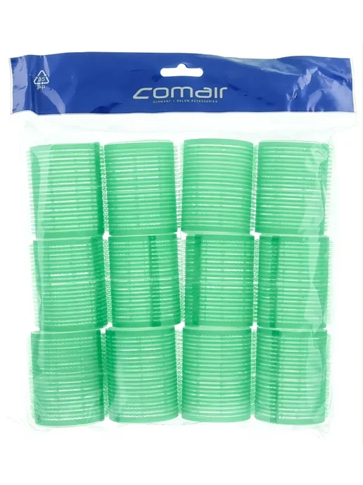 Comair Бигуди-липучки Jumbo 48 мм 12 штук 3011892, зеленый, фото 2