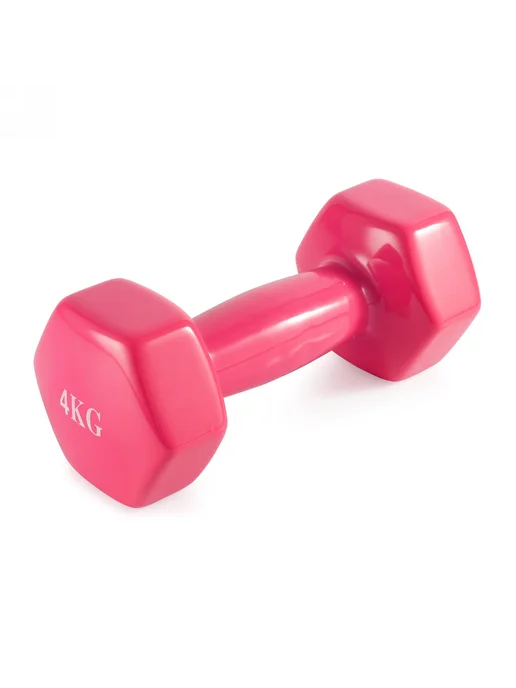VictoryFit Гантель винил для фитнеса 4 кг, 4 кг, фото 4
