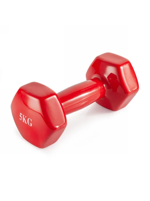 VictoryFit Гантель винил для фитнеса 4 кг, 5 кг, фото 4
