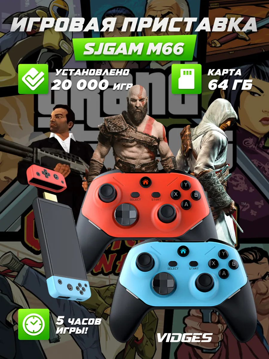 Игровая приставка SJGAM M66 64 GB