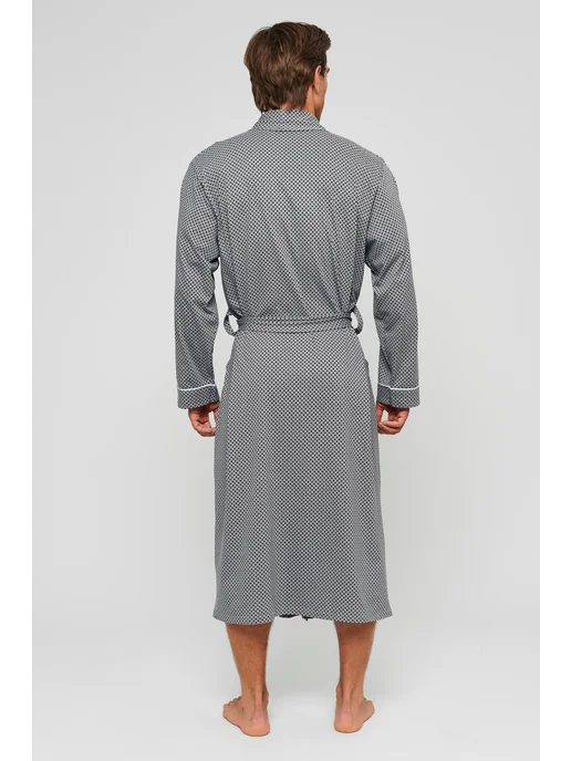 Lika Dress Халат домашний без капюшона, серый, фото 3