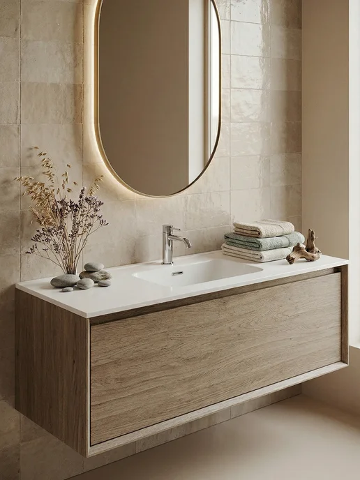 Ceramicanova Раковина накладная в ванную Compact, 121х39,5 см, 121x39.5 см, фото 8