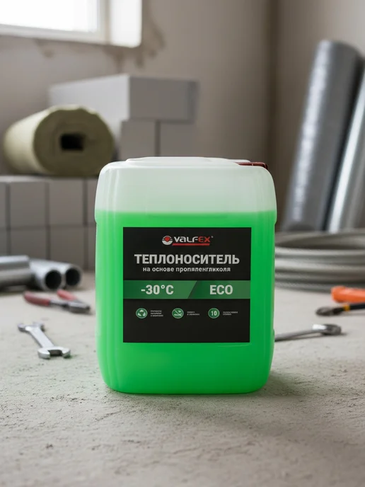 VALFEX Теплоноситель ECO-30 пропиленгликоль для отопления 10 кг, 20 кг, фото 2