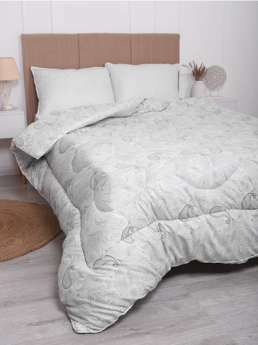 NightComfort Одеяло зимнее евро. Лебяжий пух тяжелое, белый, фото 3