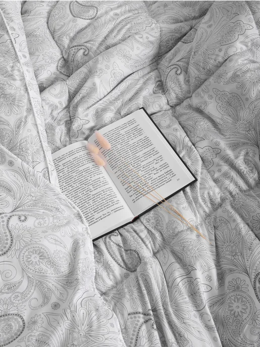 NightComfort Одеяло зимнее евро. Лебяжий пух тяжелое, белый, фото 7