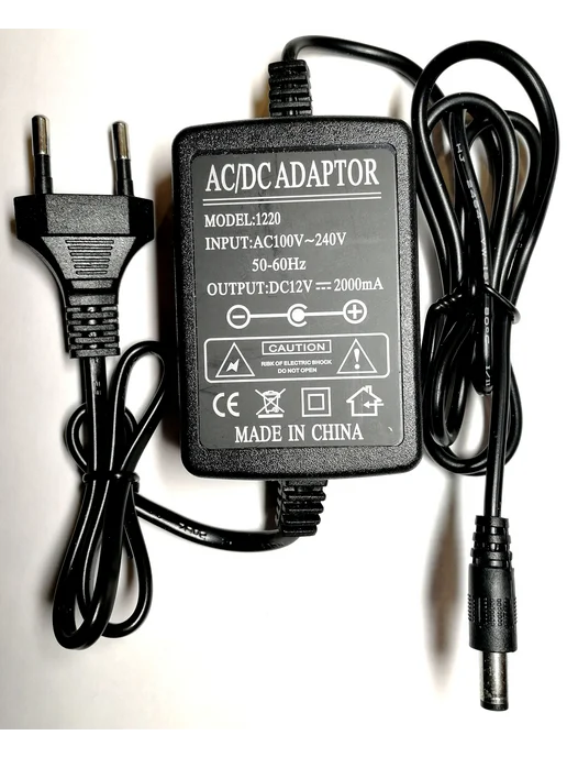 SILROOT Блок питания 12v 2a для монитора XIAOMI (BLJ24W120200P-V), черный, фото 4