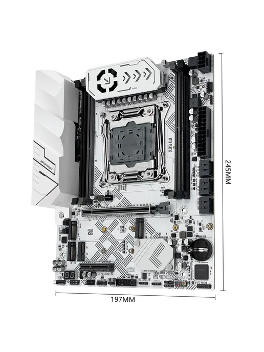 MAHCINIST x99 Материнская плата RS9 LGA2011-3 Xeon E5 v3 v4 DDR4 M-ATX, U9 DDR4 TPM2.0 argb, фото 2