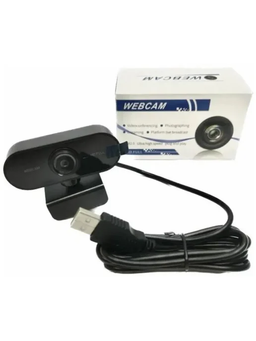 HOCO Веб-камера с микрофоном Full HD 1080P Webcam, черный, фото 7