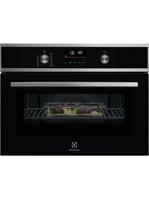 Electrolux Встраиваемый духовой шкаф EVL6E49X, черный, серебристый, черный, фото 2