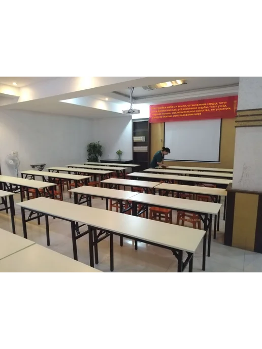 Стол Белый дуб 100 см, белый, фото 4