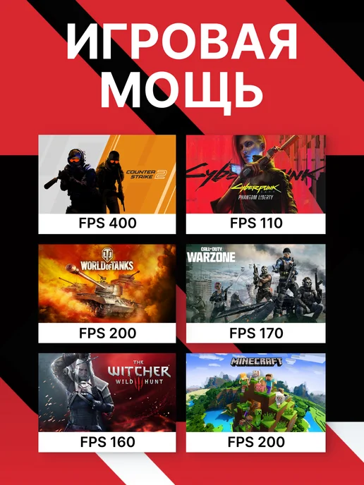 RobotComp Игровой Компьютер М16 3.0 V3 Aqua Мини i5 14400F RTX 5060 Ti, черный, фото 3