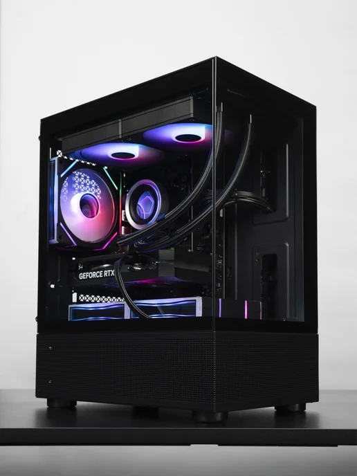 RobotComp Игровой Компьютер М16 3.0 V3 Aqua Мини i5 14400F RTX 5060 Ti, черный, фото 6