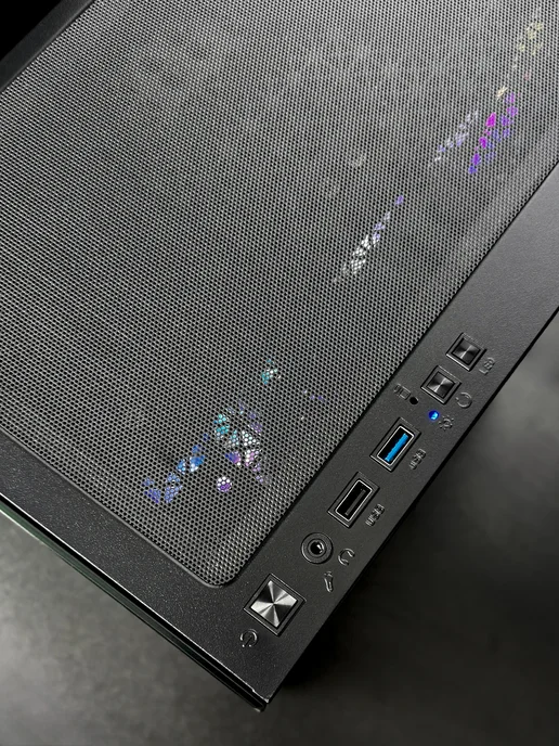 RobotComp Игровой Компьютер М16 3.0 V3 Aqua Мини i5 14400F RTX 5060 Ti, черный, фото 8