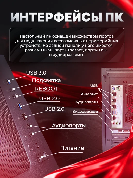 ApexPC Игровой компьютер RTX 4060 8GB 32ГБ 512SSD, 12 ГБ, 32 ГБ, фото 7