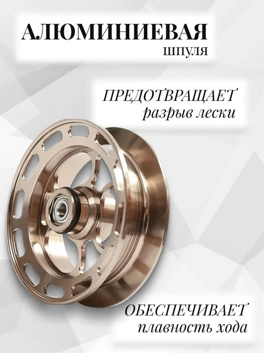 DENZ Катушка мультипликаторная для зимней рыбалки под левую руку, зеленый, фото 3