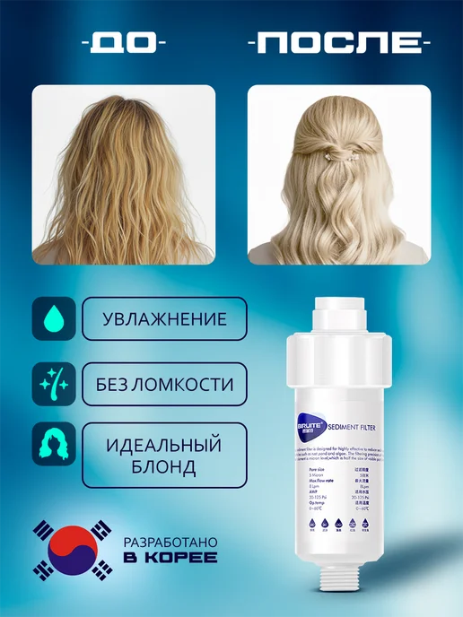 Фильтр для душа, белый, фото 3