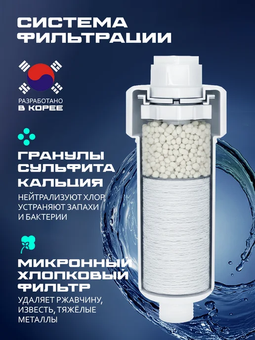 Фильтр для душа, белый, фото 4