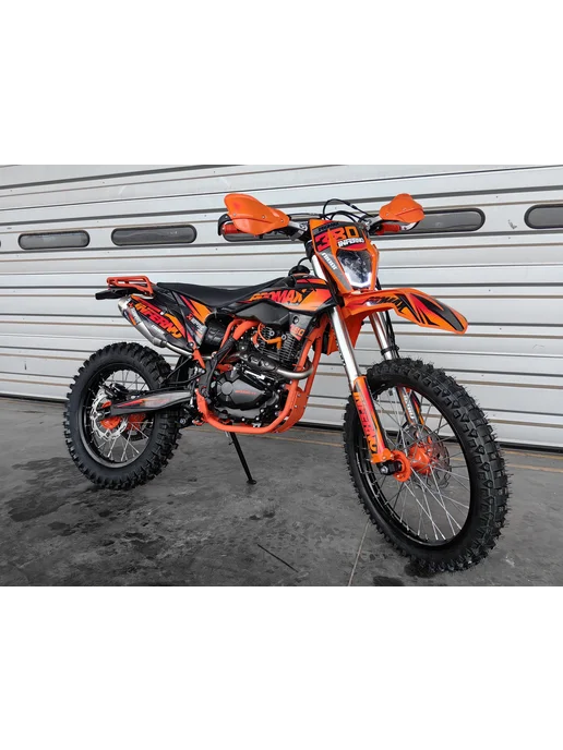 Кроссовый Эндуро PROMAX INFERNO 380 (4 valves, 6 gears), зеленый, фото 5
