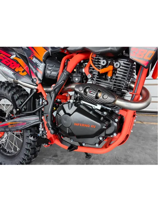 Кроссовый Эндуро PROMAX INFERNO 380 (4 valves, 6 gears), зеленый, фото 6
