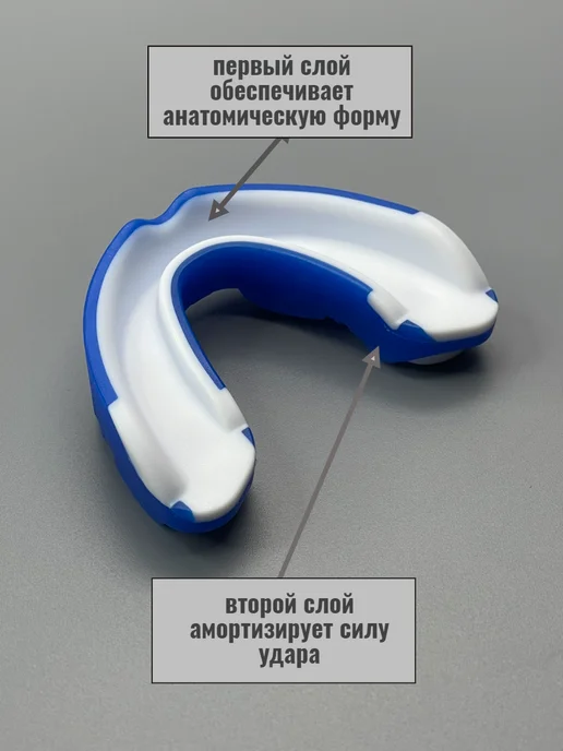 ZTT Power Капа спортивная для бокса и единоборств, синий, фото 3