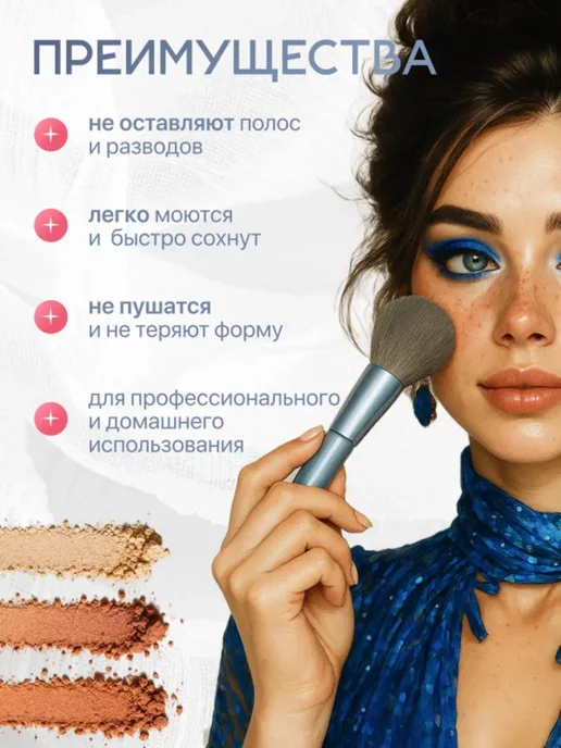 Набор кистей для макияжа, вариант, фото 5