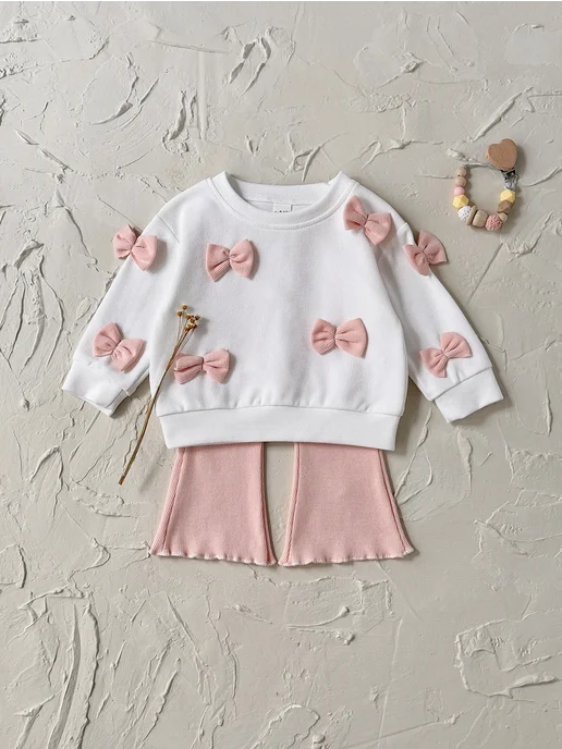 FMPDC baby Детский костюм для девочек, оранжевый, фото 5