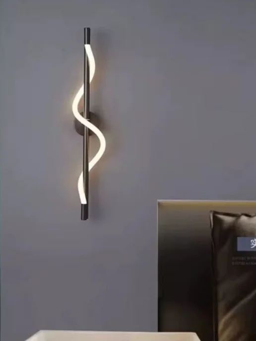 DARRA Бра настенное, Led, современный минимализм, черный, фото 3