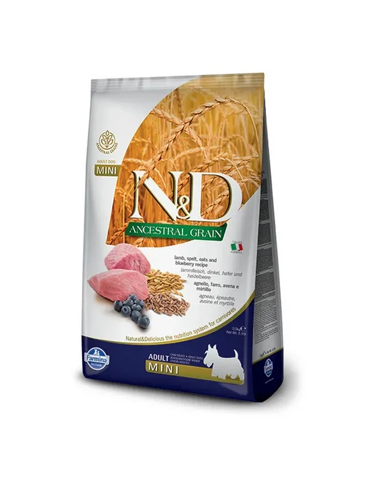 Сухой корм Farmina Ancestral Grain для собак, взрослые, мелкие, 0,81 кг