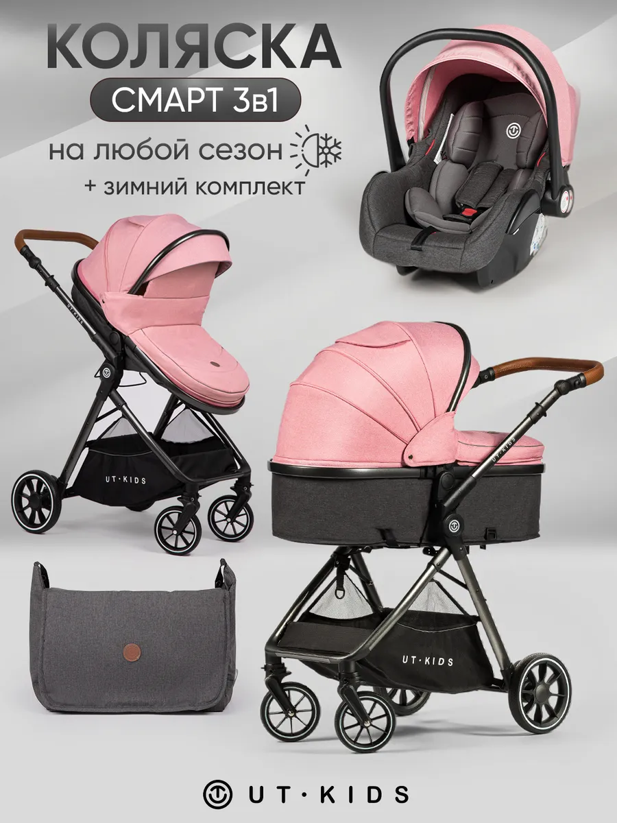 Коляска для новорожденных 3в1