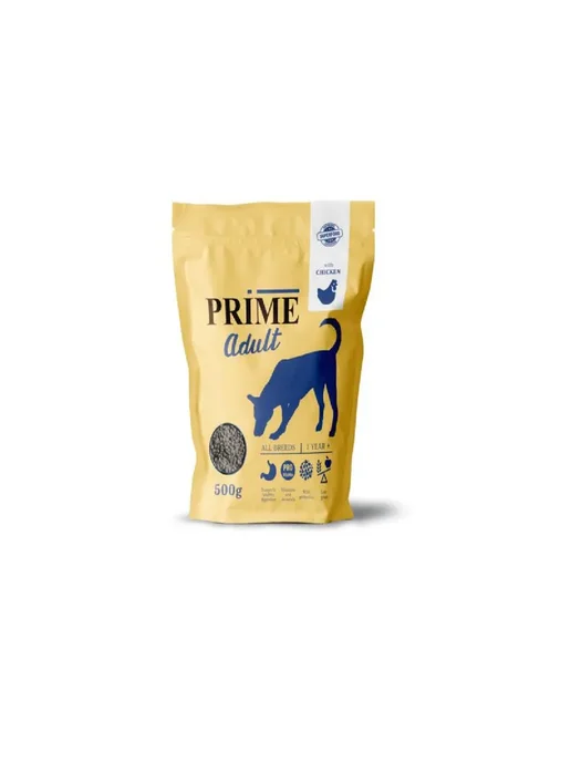 Сухой корм PRIME корма для животных для собак, взрослые, курица, 0,5 кг