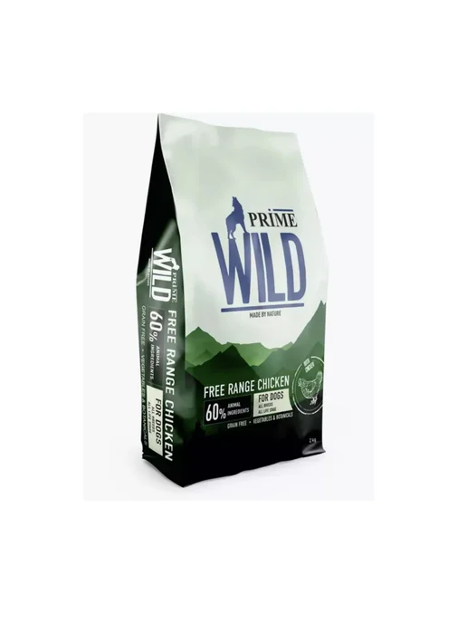 Сухой корм Prime Животных Wild для собак, щенки, курица, 2 кг