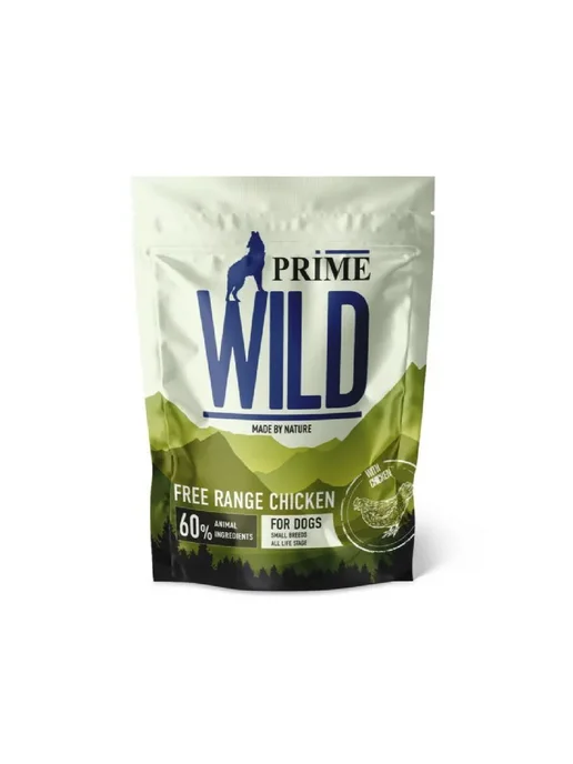 Сухой корм PRIME корма для животных Wild Free для собак, мелкие, щенки, курица, 0,5 кг