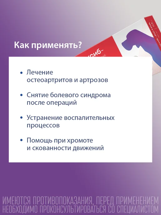 АСТРАФАРМ Фирококсиб-Астра для собак средних и крупных 227мг №10таб, вариант, фото 3