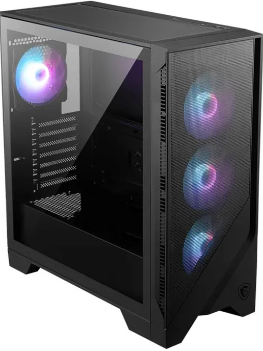 MSI Корпус компьютерный MAG FORGE 321R AIRFLOW, черный, фото 3