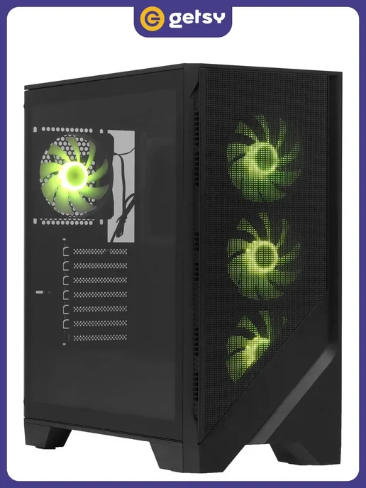 MSI Корпус компьютерный MAG FORGE 320R AIRFLOW, черный